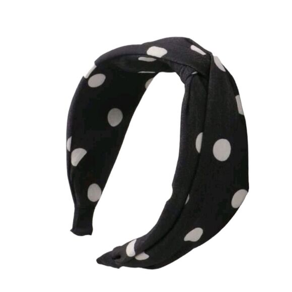 Polka Dot Twist Headband - Picture 1 of 2